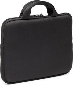 img 2 attached to 👜 Amazon Basics iPad Air Tablet & Laptop Carrying Case Bag: Black, Fits 7-10 Inch Tablets, 1-Pack