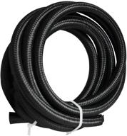 🔒 universal 20ft 6an 3/8&#34; nylon stainless steel braided cpe oil gas fuel line logo