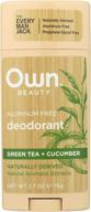 aluminum free green tea & cucumber deodorant - 2.7 ounce, natural odor protection logo