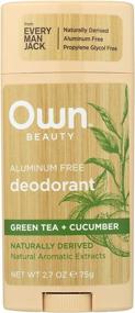 img 3 attached to Aluminum Free Green Tea & Cucumber Deodorant - 2.7 Ounce, Natural Odor Protection