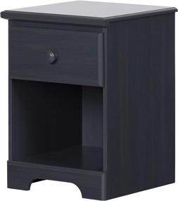 img 3 attached to 🍒 Coastal Blueberry South Shore Summer Breeze Nightstand with 1 Drawer