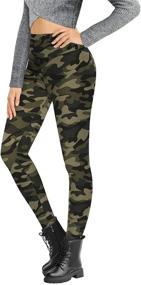 img 3 attached to 👖 NexiEpoch Women's Fleece Lined Leggings: Cozy and Stylish Loungewear & Lingerie