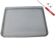 rv water heater vents bug screen - valterra a10-1321vp (7.4″ x 9.75″ x 1.6″), 1 pack logo