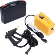 1600w electric high pressure steam cleaner - multifunction handheld power steamer for mobile cleaning machine, furniture, car, household - portable high temperature steam clean (yellow) logo