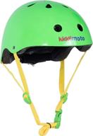 👶 kiddimoto neon green small helmet: perfectly sized for 48-53 cm head circumference logo