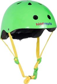 img 4 attached to 👶 Kiddimoto Neon Green Small Helmet: Perfectly Sized for 48-53 cm Head Circumference