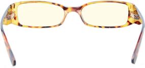 img 1 attached to 👓 Yellow Blue Light Filter Lens Computer Glasses for Women - Reading Eyeglasses for Better Eye Health