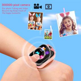 img 3 attached to 🎮 CMKJ Kids Smartwatch: 7 Games, MP3 & MP4 Player, Touchscreen Gaming Watch - Perfect Gift for 3-13 Year Old Girls and Boys - Includes 2GB Memory Card & Screen Protector