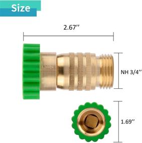 img 1 attached to RVMATE Pressure Regulator Lead Free Plumbing