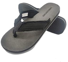 img 4 attached to 👟 URBANFIND Men's Canvas Sandals Slippers: The Perfect Blend of Style and Athletic Performance