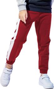 img 3 attached to Boyoo Sweatpants Drawstring Joggers Leggings Boys' Clothing and Active