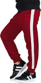 img 4 attached to Boyoo Sweatpants Drawstring Joggers Leggings Boys' Clothing and Active