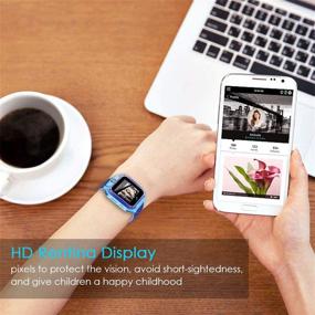 img 1 attached to Kids Smartwatch Smartwatches Flashlight Waterproof