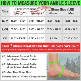 img 3 attached to TechWare Pro Ankle Brace Compression Sleeve: Relieve Achilles Tendonitis, Joint & Plantar Fasciitis Pain. Reduce Swelling & Heel Spur Pain. Accelerate Sports Injury Recovery.