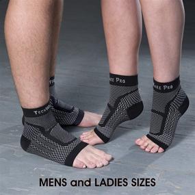 img 1 attached to TechWare Pro Ankle Brace Compression Sleeve: Relieve Achilles Tendonitis, Joint & Plantar Fasciitis Pain. Reduce Swelling & Heel Spur Pain. Accelerate Sports Injury Recovery.