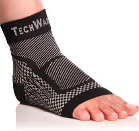 img 2 attached to TechWare Pro Ankle Brace Compression Sleeve: Relieve Achilles Tendonitis, Joint & Plantar Fasciitis Pain. Reduce Swelling & Heel Spur Pain. Accelerate Sports Injury Recovery.