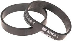 img 2 attached to Dirt Devil Style 1 Vacuum Belt (2-Pack), 3157260001, Black - Reliable Replacement Belts for Powerful Cleaning