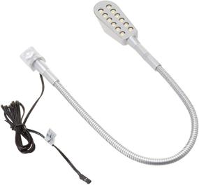 img 1 attached to 🚗 12 Volt Gooseneck Map Light - Warm White (3800K) LED Lamp for Home, Car, Truck, Boat, RV, and Aircraft Applications