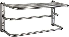 img 3 attached to 🧺 Gatco 1541 Double Towel Rack: Sleek Chrome Finish for Efficient Storage