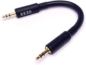 img 3 attached to 🎧 3-Inch CESS-069 Short Stereo Audio Cable with 3.5mm TRS Connectors