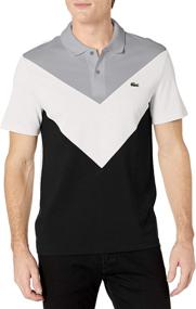 img 2 attached to Lacoste Chevron Colorblock Regular Wasp Flour Men's Clothing