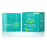 🌟 alba botanica even & bright renewal cream - 2 fl. oz (packaging may vary) logo