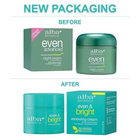 img 3 attached to 🌟 Alba Botanica Even & Bright Renewal Cream - 2 Fl. Oz (Packaging May Vary)