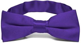 img 1 attached to 👔 Boys' Pre-Tied Adjustable Band Collar Bow Tie by TieMart