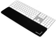 🖥️ улучшите комфорт и эргономику с grifiti slim wrist pad 17 - 17 x 4 x 0.25 дюйма подставка для запястий для 17-дюймовых узких клавиатур и apple проводной клавиатуры (черная поверхность из полиамидного нейлона) логотип