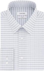 img 1 attached to 👔 Calvin Klein Stretch Regular Fit Men's Shirts: Stylish & Comfortable Clothing