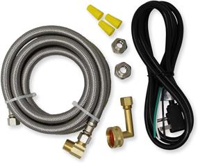 img 4 attached to Appliance Pros PM28X329 Universal Dishwasher Installation Kit: Sink Drain Pipe Compatible + 6' Connector with 3-Wire Power Cord