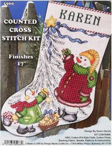 img 2 attached to Tobin DW5966 Snowman Stocking Counted