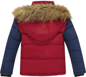 img 3 attached to 🧥 FARVALUE Winter Repellent Quilted Boys' Clothing and Jackets/Coats with Removable Features