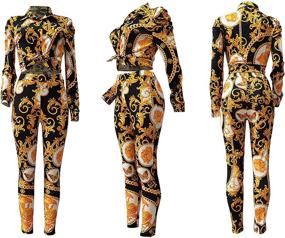 img 2 attached to LKOUS Printing One Piece Jumpsuits Playsuit Women's Clothing and Jumpsuits, Rompers & Overalls