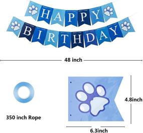 img 2 attached to TCBOYING Dog Birthday Outfit Girl Boy Bandana, Dog Birthday Party Supplies 13-Piece Set, Cute Scarf Hat Bowtie and Banner for Dog Birthday Party Decorations