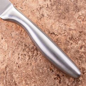 img 3 attached to 🔪 ZXT-Parts 4.5 Inch Peeling Knife - Sharp, Integrated Stainless Steel Blade for Precise Cutting (Silvery White)