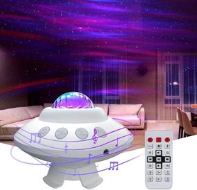 img 4 attached to 🌌 Enhance Your Space with Star Projector Galaxy Light: Bluetooth Speaker, Timer, Remote Control, 14 Lighting Effects – Ideal for Kids Room, Teen Bedroom, Christmas Party