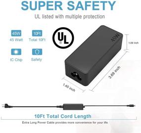 img 3 attached to 💻 Acer-Chromebook Laptop Power Supply Adapter Cord: Nicpower Type-USB-C AC Charger, Efficient and Reliable