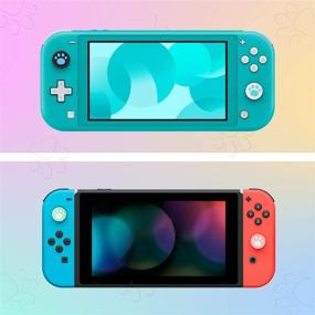 img 3 attached to 🐾 Set of 28 Cute Cat Claw Design Thumb Grip Caps - Soft Silicone Cover for Nintendo Switch, Switch Lite, and Joy-Con Controller - Replacement Analog Stick Cover and Joystick Cap