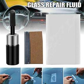 img 2 attached to 🔧 Revolutionary Automotive Glass Nano Repair Fluid: Car Windshield Repair Resin Cracked Glass Repair Kit - Restore Your Car's Glass with Glass Corrector Set, Crack Repairing Solution for Car