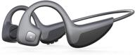 waterproof wireless bone conduction bluetooth headphones - lightweight open-ear design, headsets with bone conducting technology logo