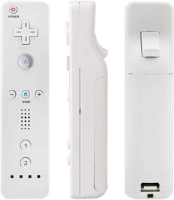 img 2 attached to 🎮 2 Pack Wireless Wii Remote Controller for Nintendo Wii and Wii U Console with Silicone Case and Wrist Strap - Enhanced Gaming Experience!