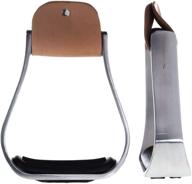 🐴 western aluminum padded bell stirrups by aime imports логотип