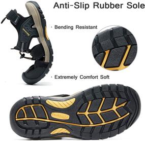 img 2 attached to AMIDEWA Fisherman Men's Shoes: Outdoor Athletic Sandals