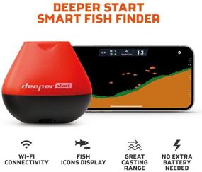 img 2 attached to 🎣 Discover the Power of Deeper START Smart Fish Finder – Unleash Wi-Fi Technology for Recreational Fishing from Dock, Shore, or Bank!