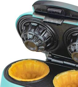 img 1 attached to 🧇 Brentwood Appliances TS-1402BL Double Waffle Bowl Maker: Perfectly Delicious Waffles in Minutes!