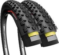 🔵 fincci pair 27.5 x 2.25 inch 57-584 foldable all mountain tires for mtb hybrid bikes - pack of 2 logo