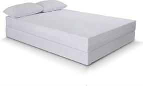 img 3 attached to 🛏️ Everest Supply Premium Queen Size Mattress Encasement - 60x80 inches, 16 inch Depth (Fits 16-18 inch), Waterproof, Fully Encased, Breathable Protector, 6-Sided Cover, Machine Washable