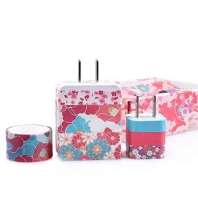 img 2 attached to 🌸 Cherry Blossoms Floral Pattern Washi Tape Set - 12 Rolls for Scrapbook, DIY, Crafts, Bullet Journal, Gift Wrapping - Enhance your SEO