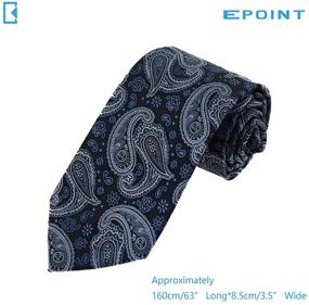 img 3 attached to 👔 EAGB0137 Black Patterned Microfiber Boys' Accessories and Neckties by Epoint